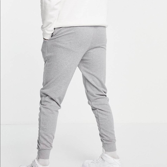 ASOS DESIGN organic tapered joggers in original package in grey marl size 3X - Picture 14 of 14